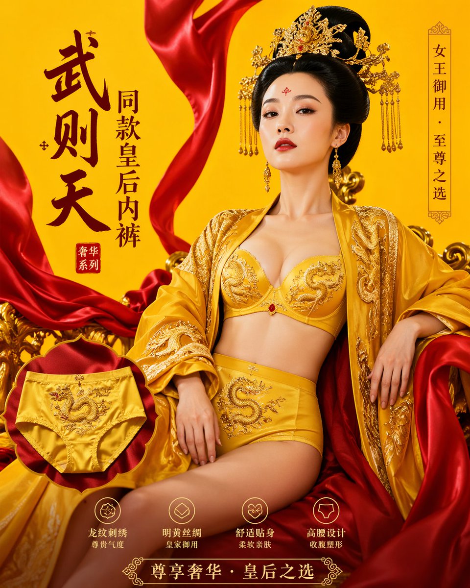 Empress Wu's Royal Undergarments Advertisement