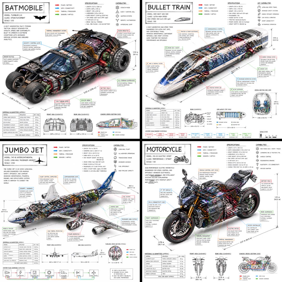 Technical Infographic of [VEHICLE]