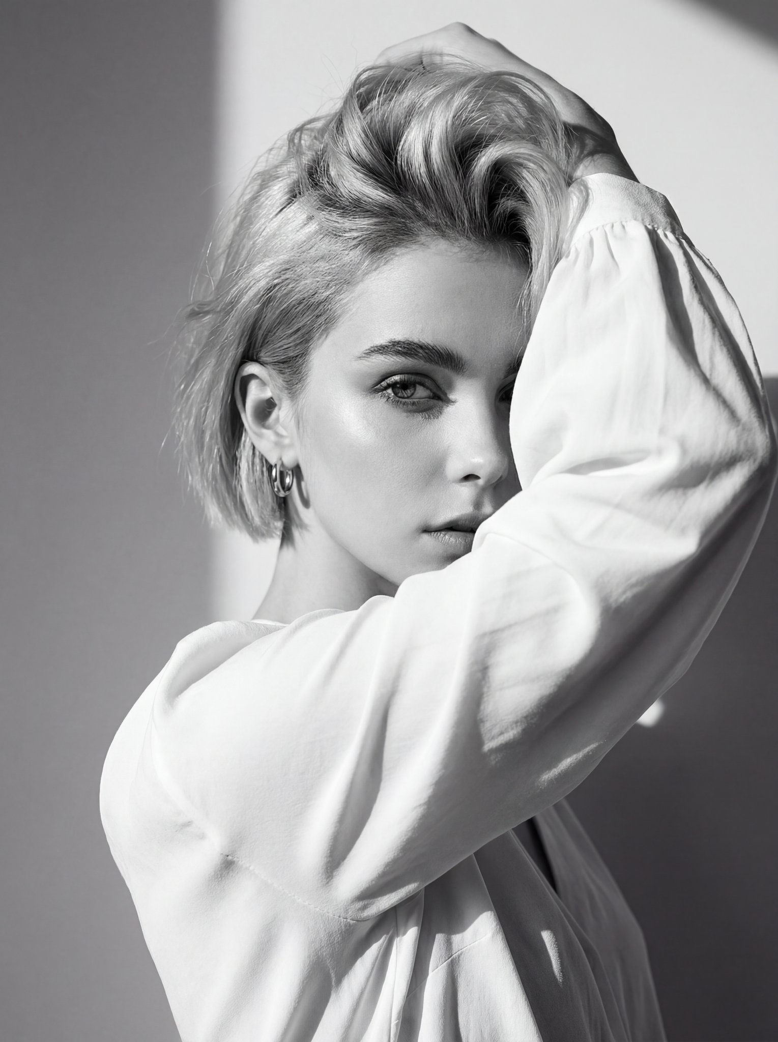 Dramatic High-Fashion Portrait
