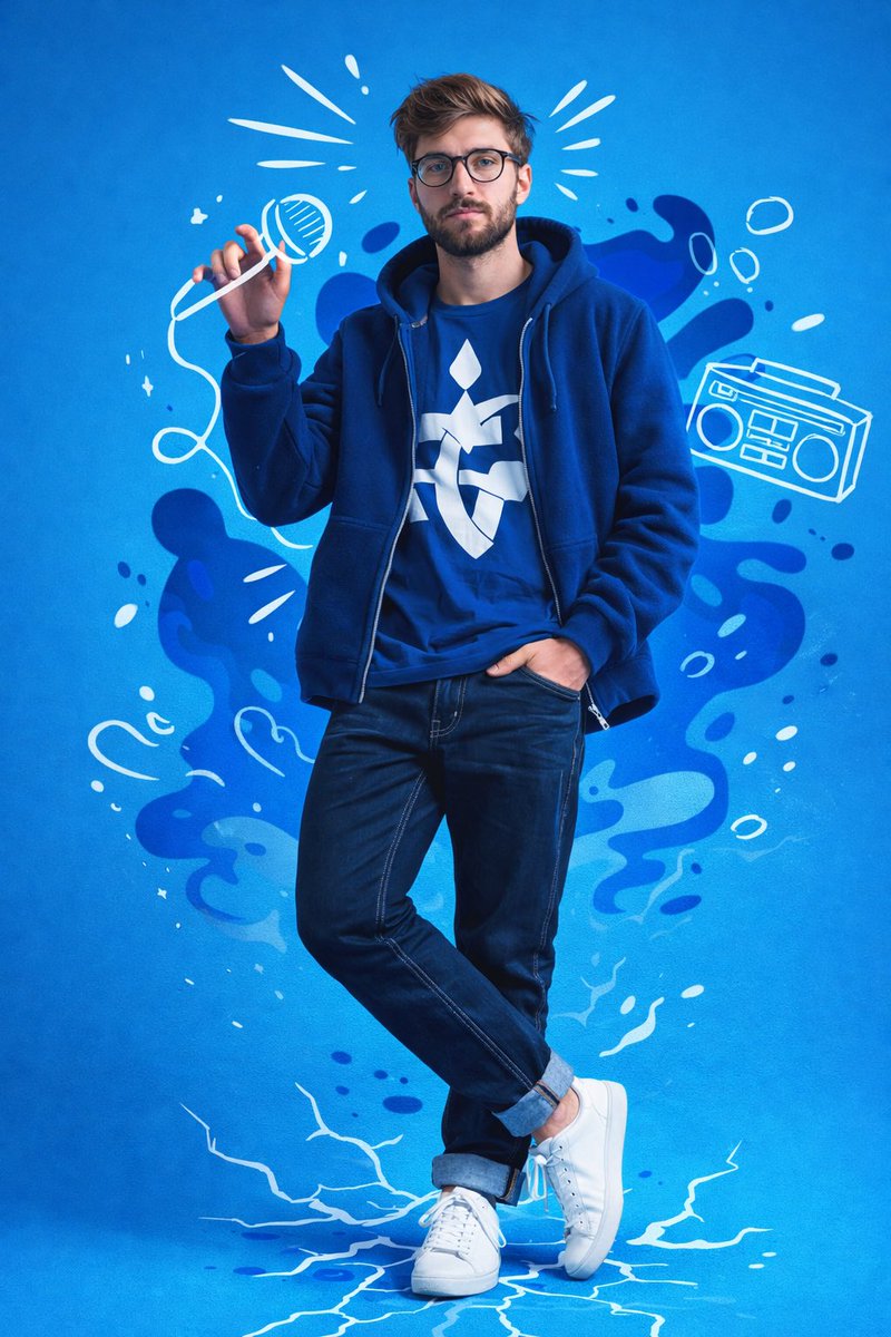 Man with Beard and Glasses