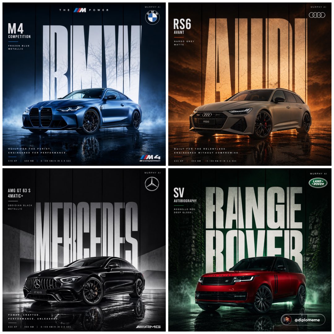 Cinematic Automotive Billboard Poster