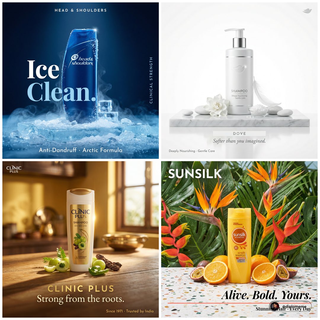 Luxury Shampoo Product Poster