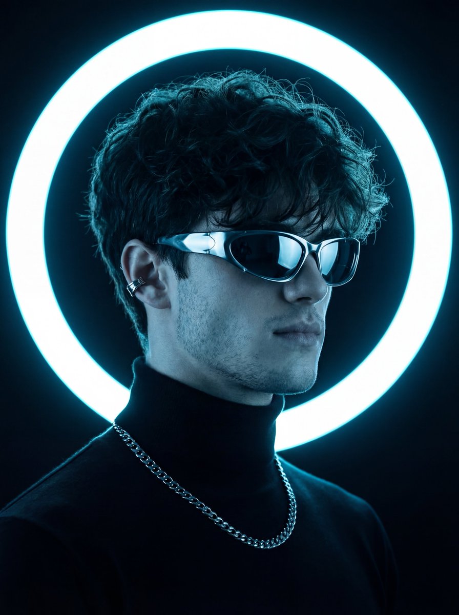 Futuristic Studio Portrait