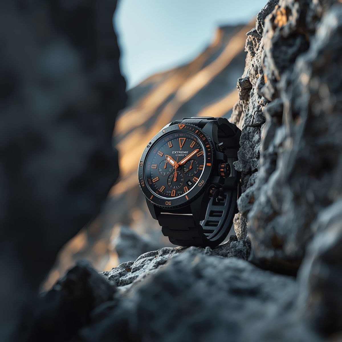 Rugged Chronograph Watch Alpine Discovery