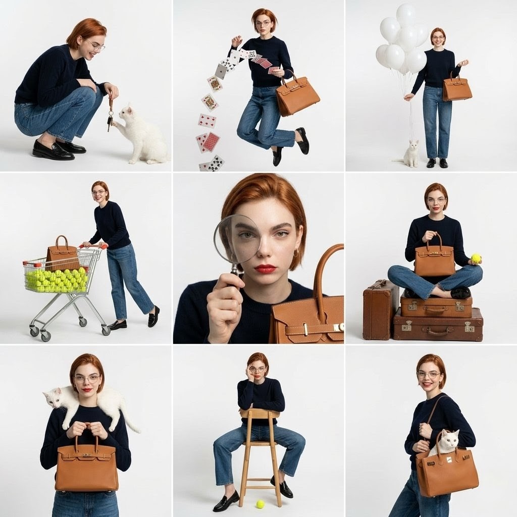 Fashion Collage Studio Shoot