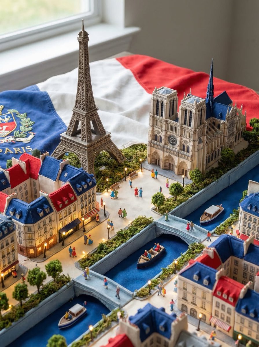 Paris Flag City Landmark