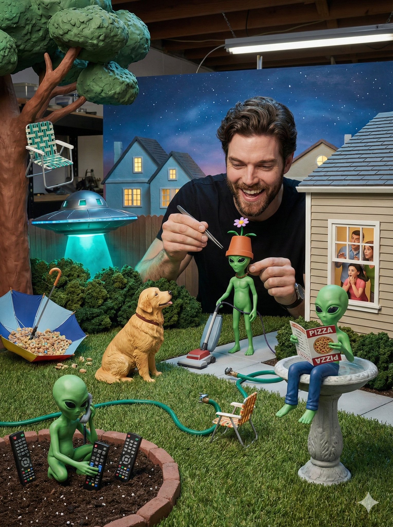 Alien Misuses Backyard Objects