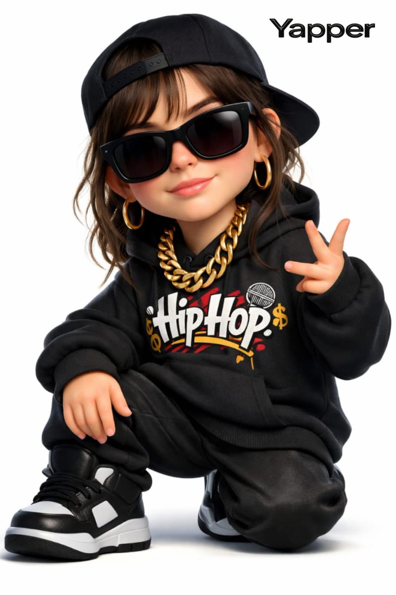 3D Cartoon Rap Woman