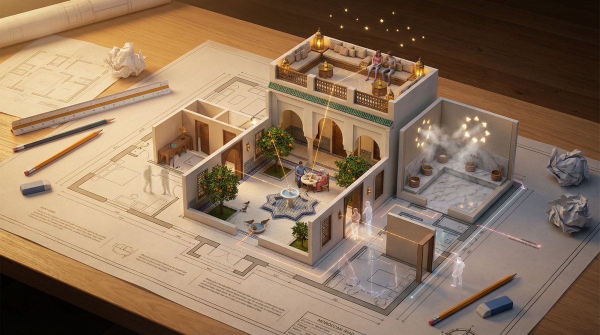 Architectural Floor Plan Miniature