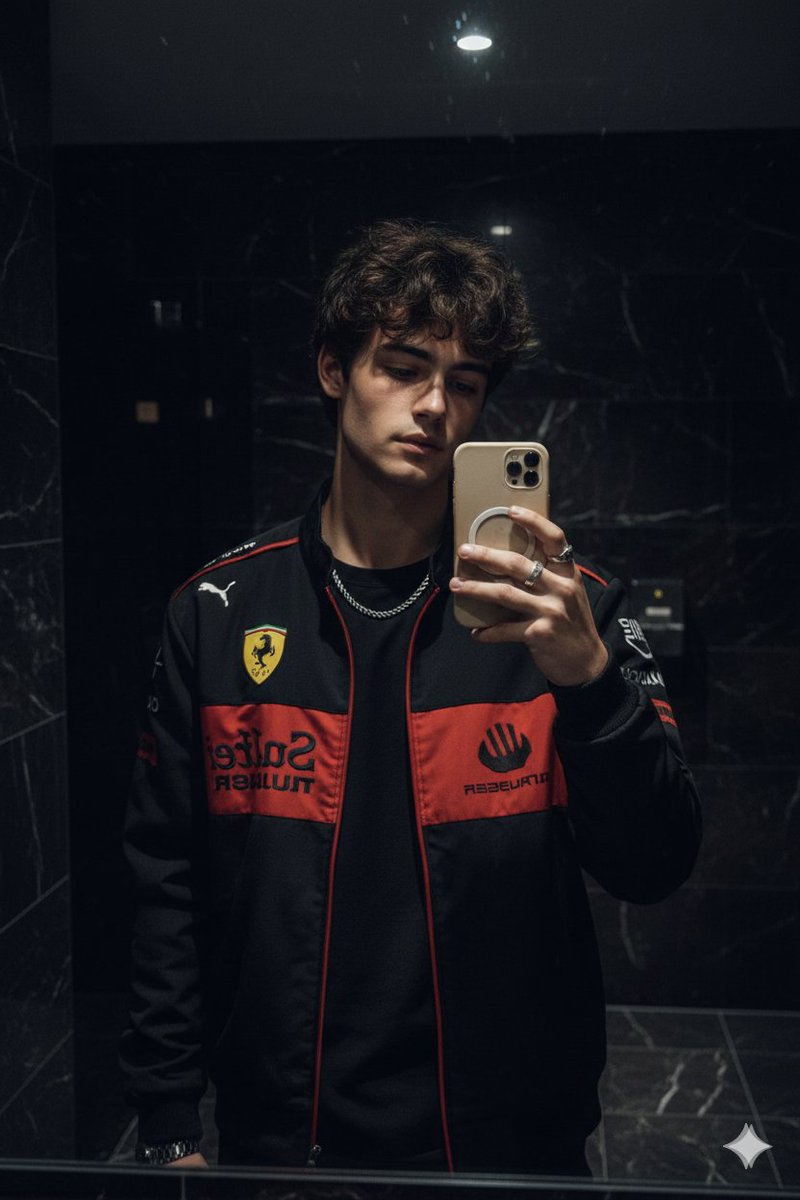 Mirror Selfie Ferrari Jacket