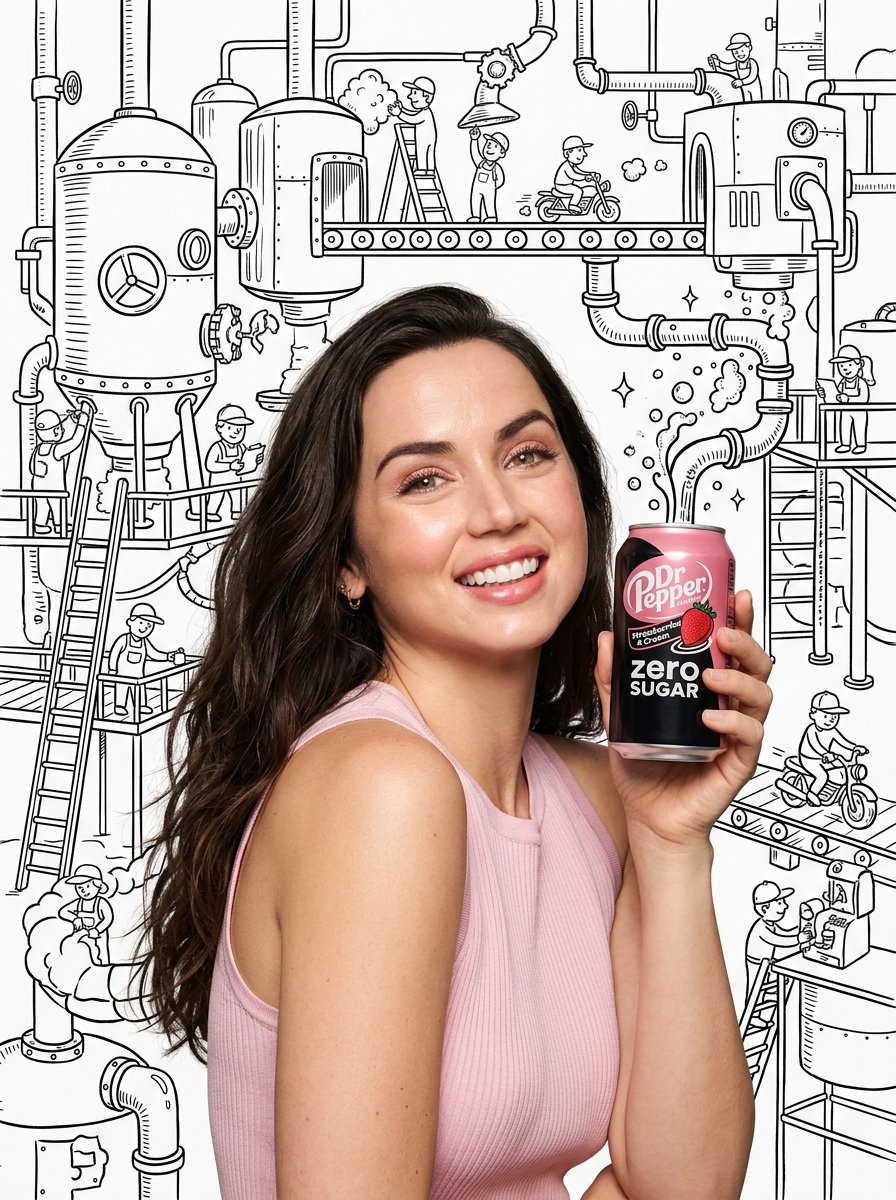 Ana de Armas Soda Factory