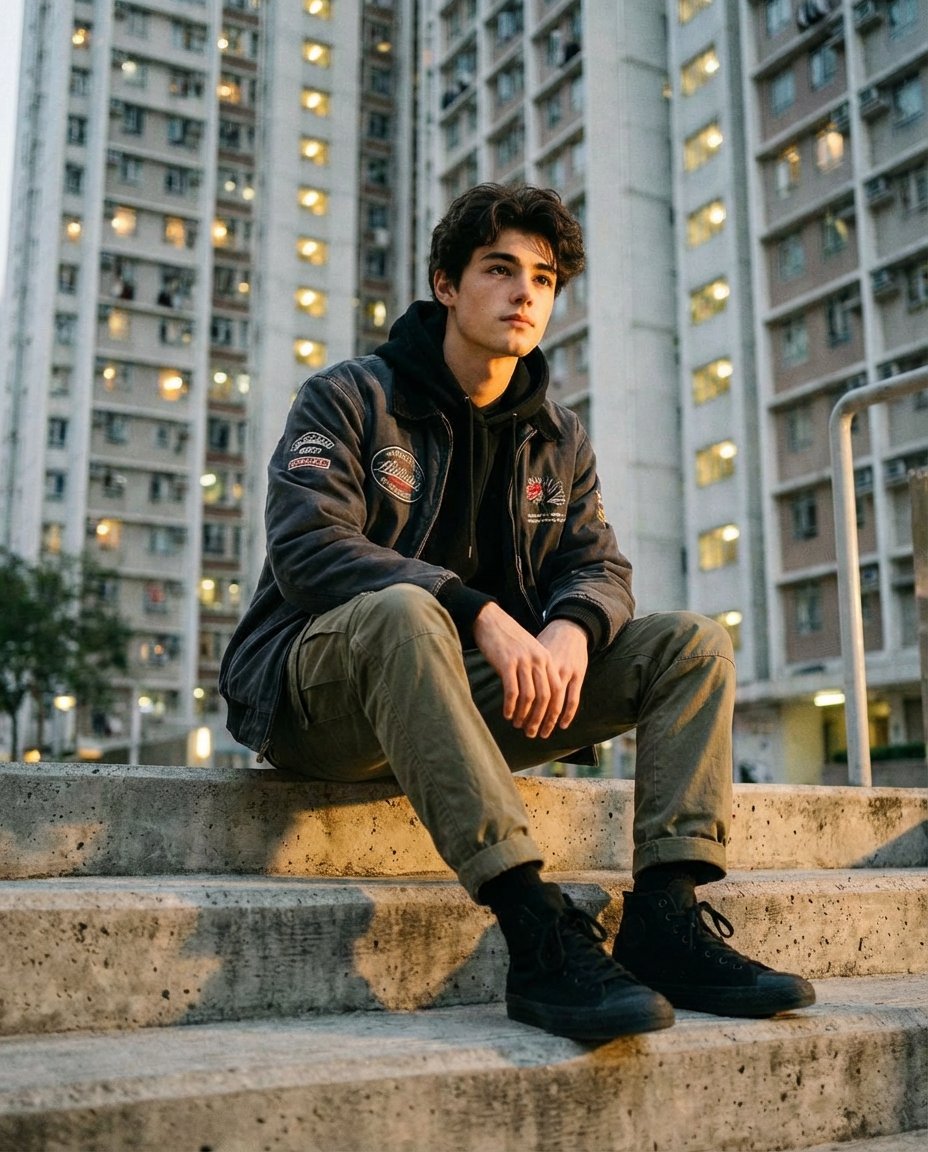 Urban Streetwear Golden Hour