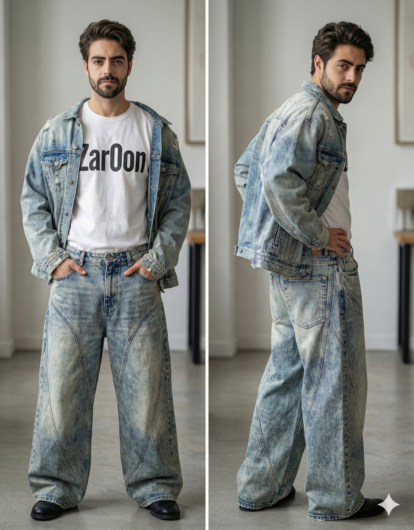 Avant-Garde Streetwear Denim