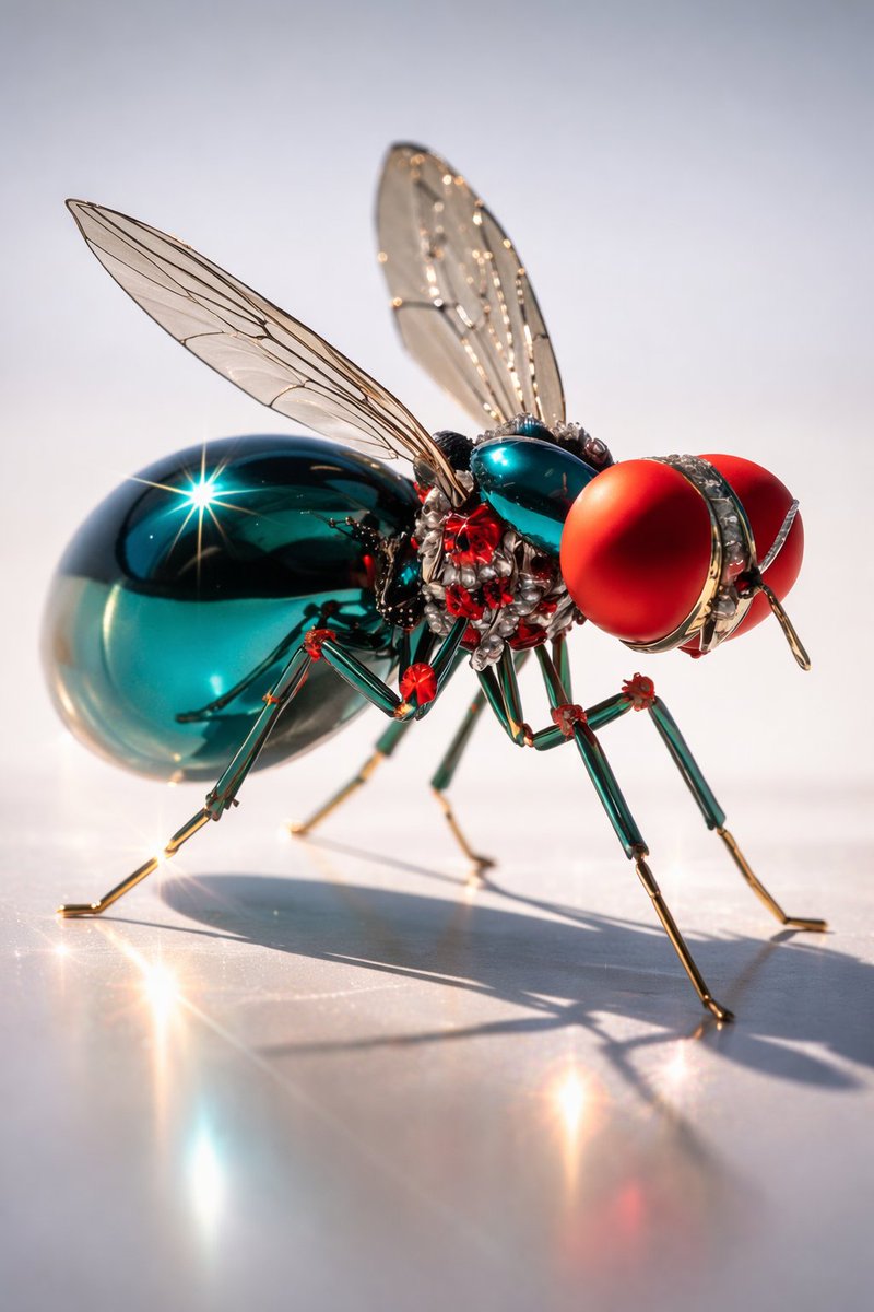 Mechanical Fly Standing Still