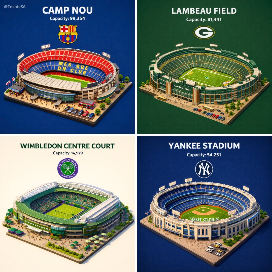 Isometric Cartoon Stadium Scene