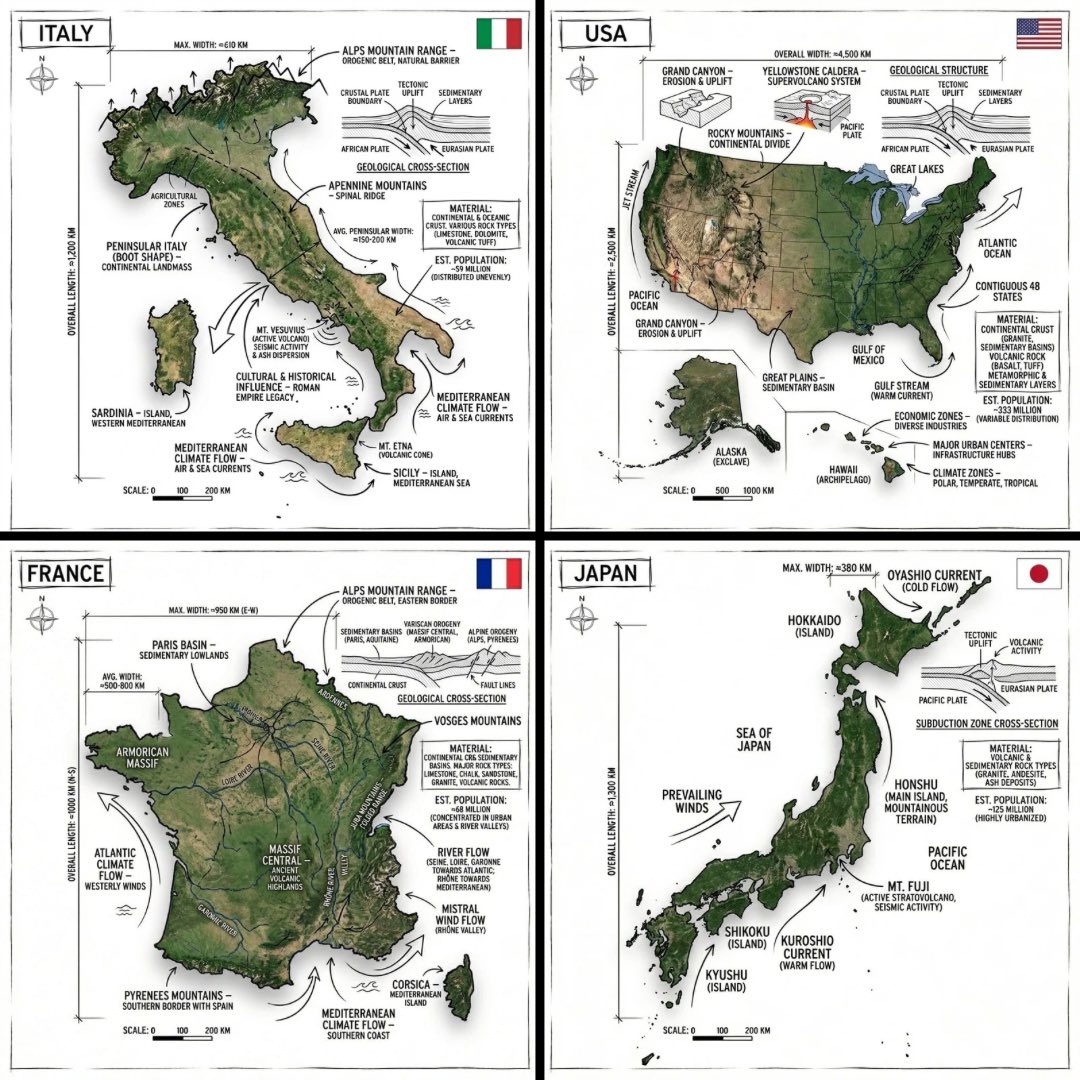 Annotated Infographic of Country