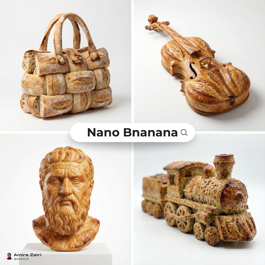 Sculpture of a Croissant