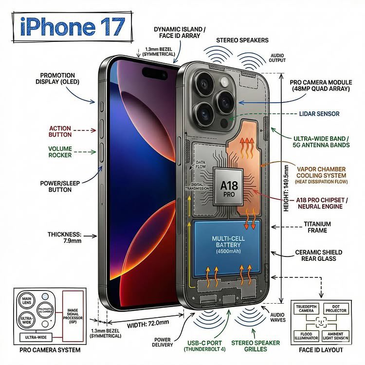 Technical Infographic of Object