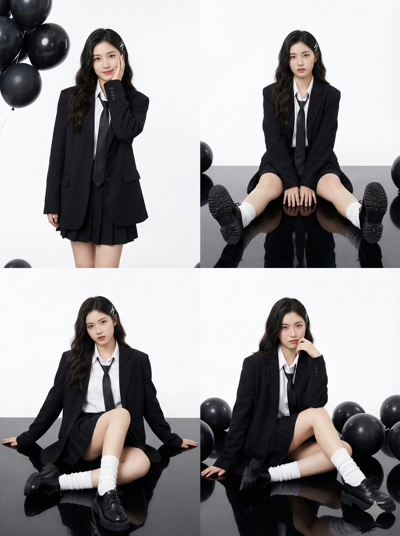 Young Asian Woman in Blazer