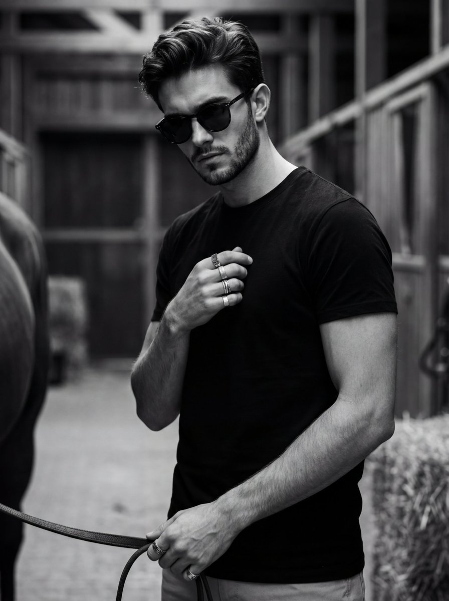 Handsome Man Portrait Photograph