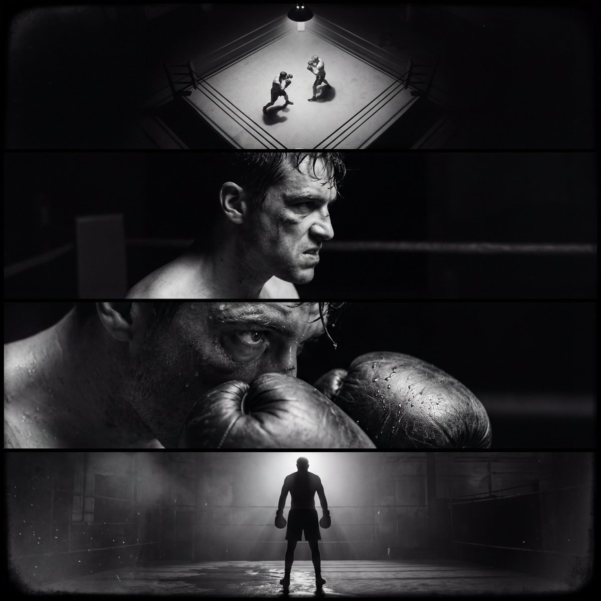 Film Noir Boxer Fight