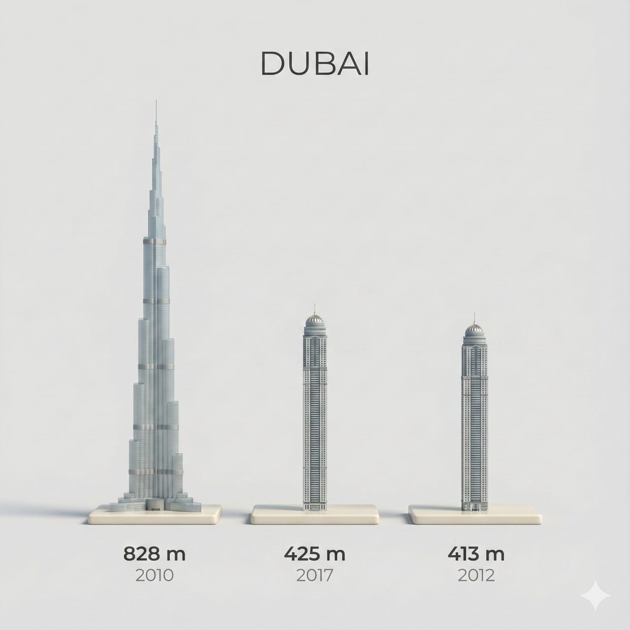 Dubai Tallest Buildings View
