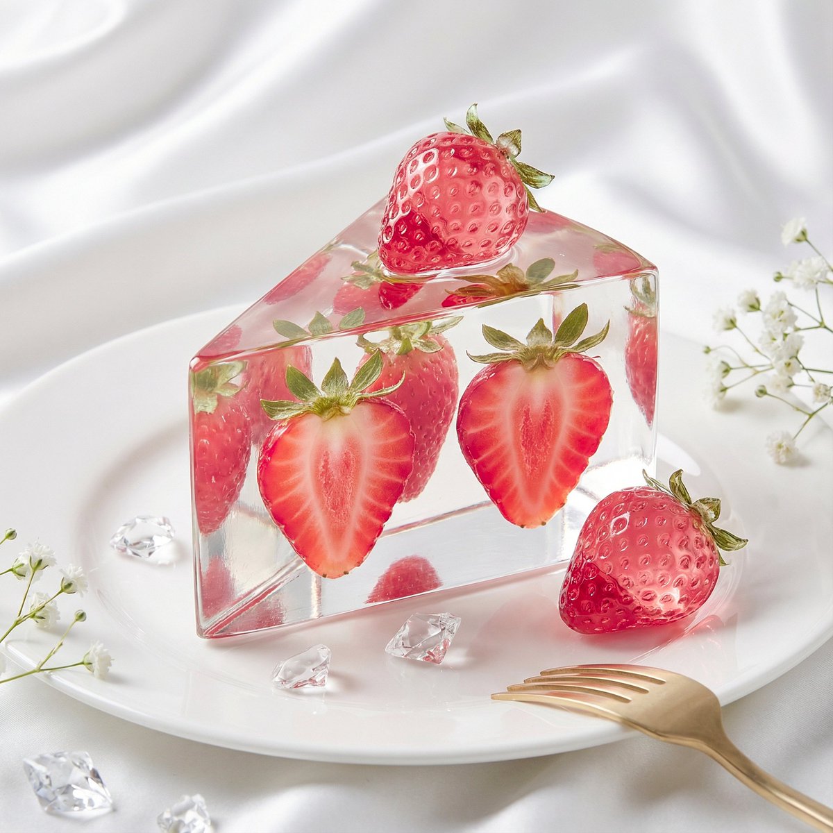 Crystal Orange Cake Slice