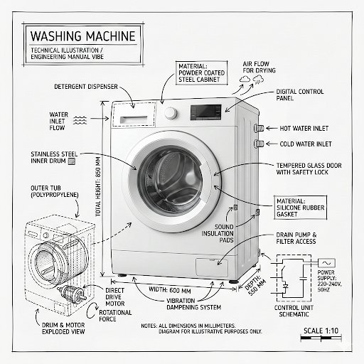 Washing Machine Infographic