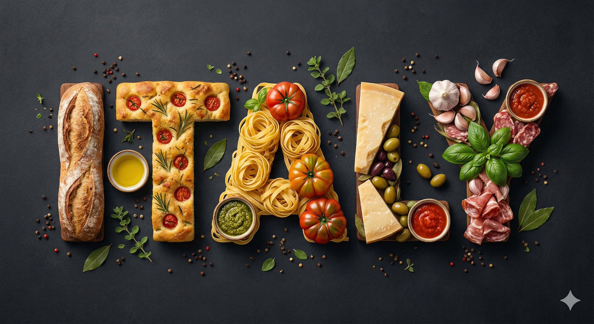 France Food Typography