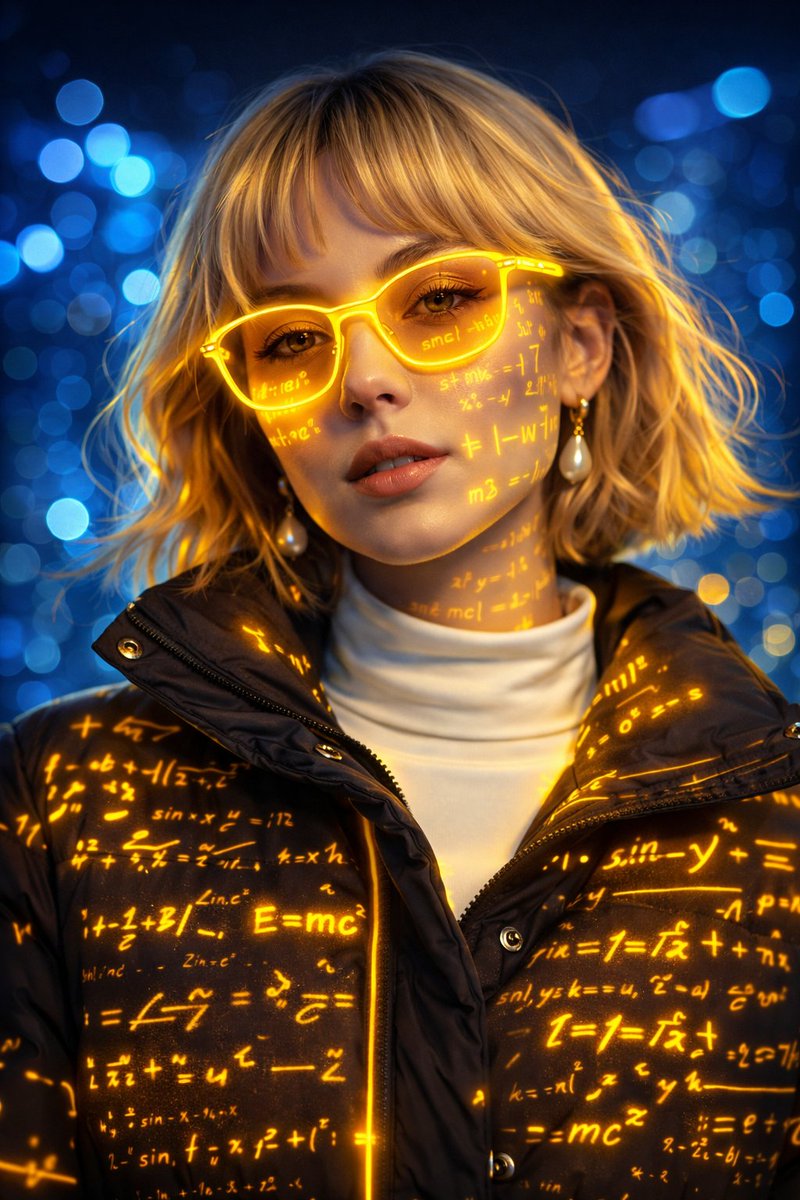 Cyber Woman Neon Glasses