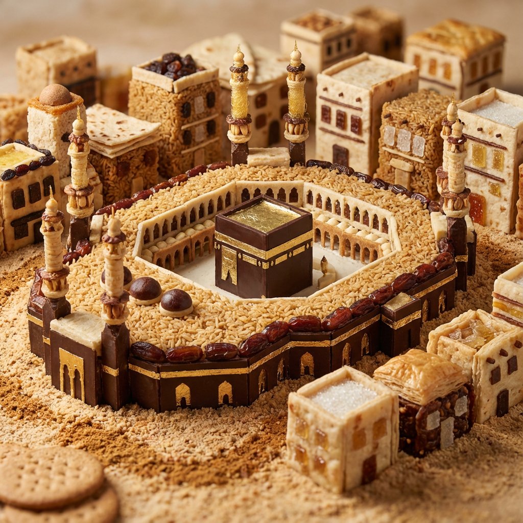 Edible Cityscape of Four