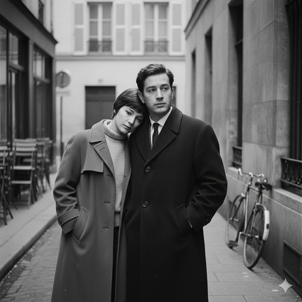 Quiet Parisian Lovers Scene