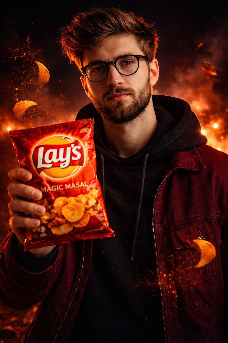 Man Holding Lay's Chips