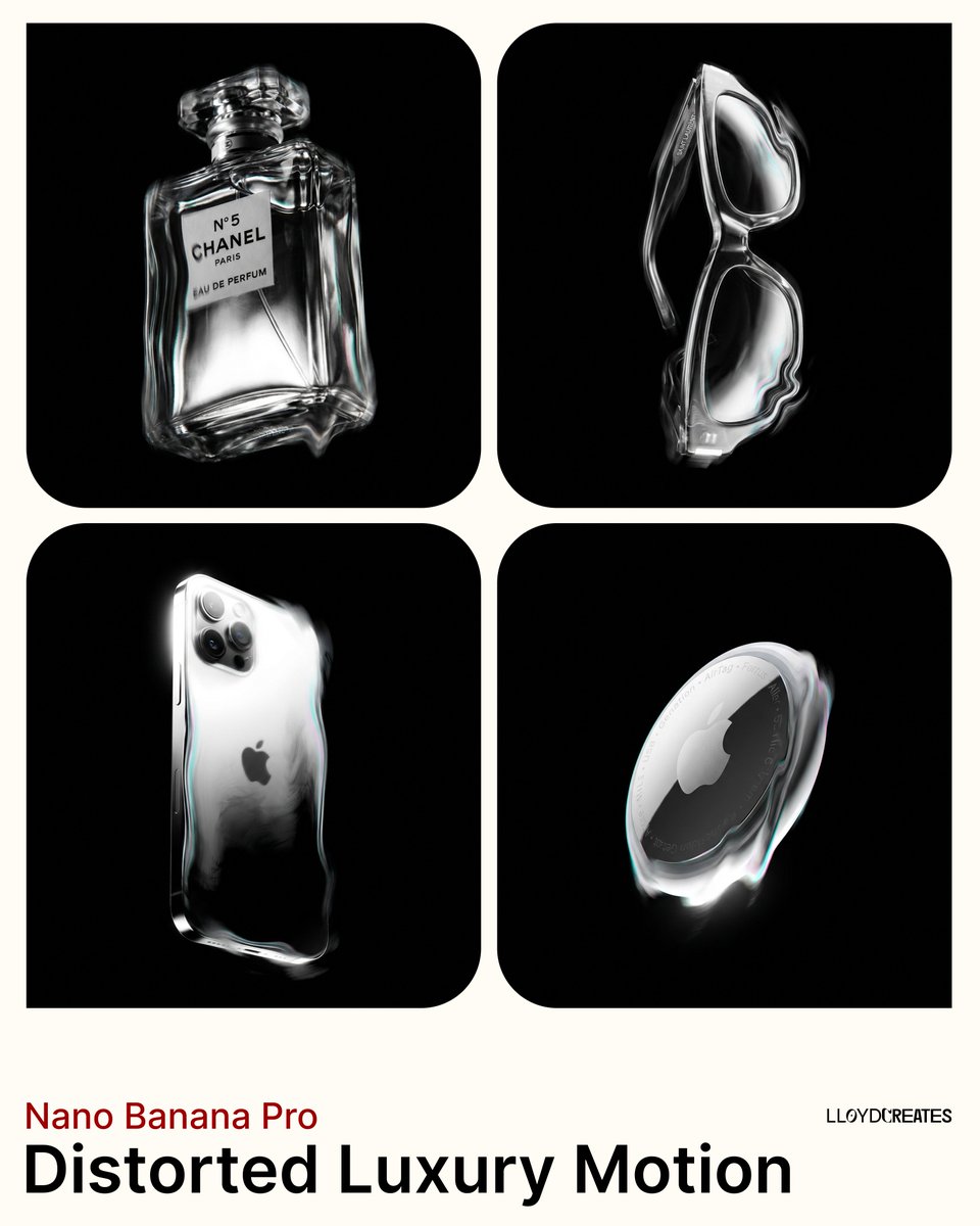 Distorted Luxury Product Photography