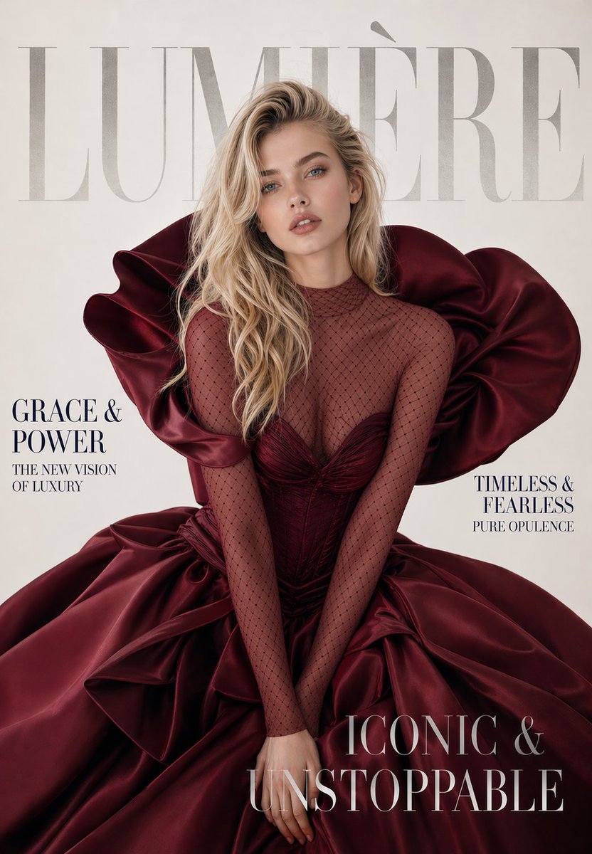 LUMIÈRE Magazine Cover Model