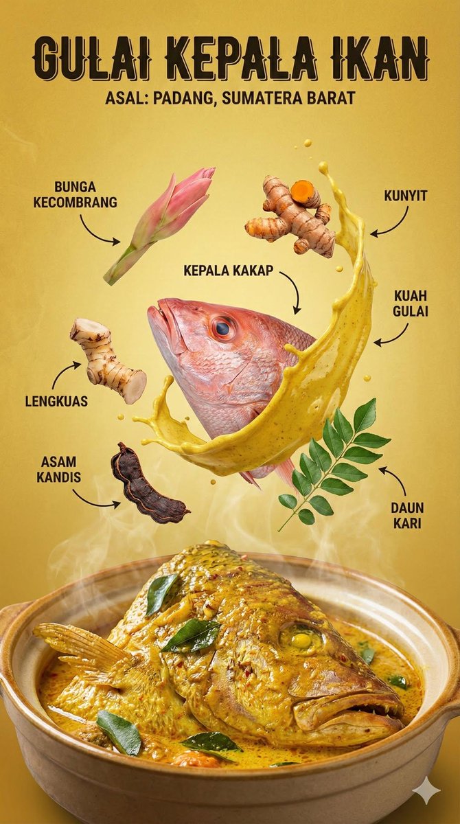 Indonesian Traditional Food Infographic