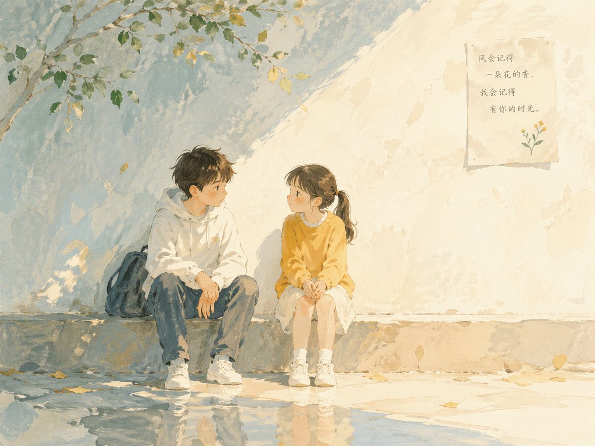 Two Children Reading Together