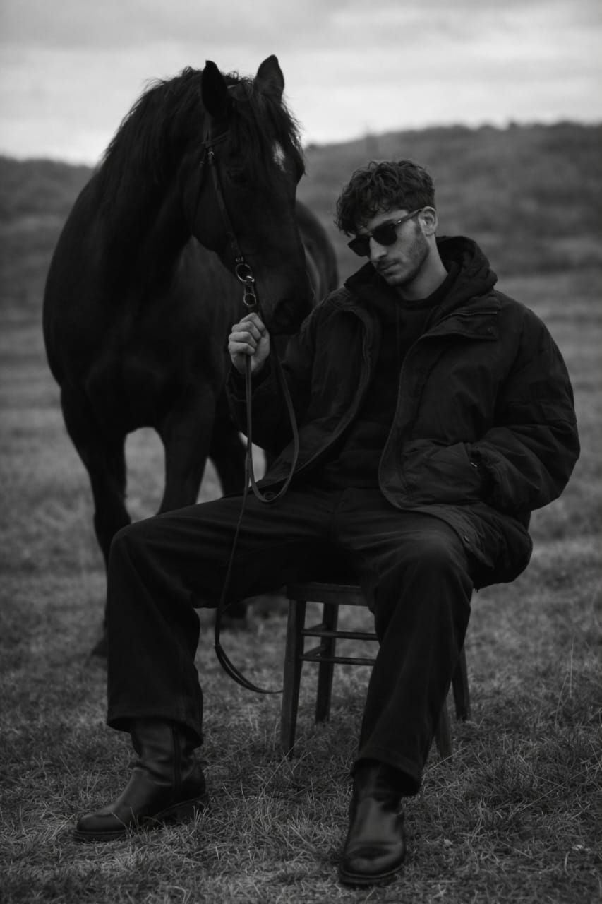 Man with Horse Lead