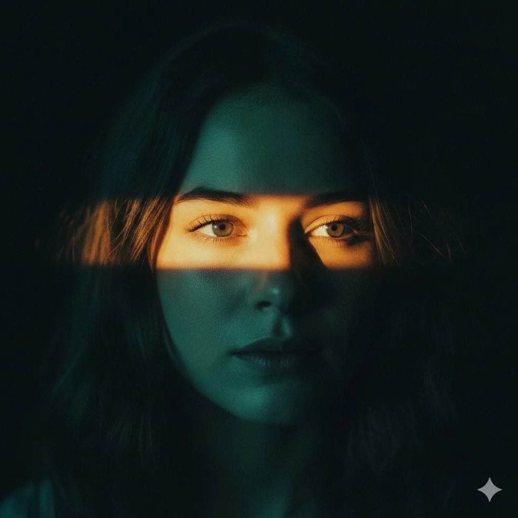 Young Woman Golden Sunlight