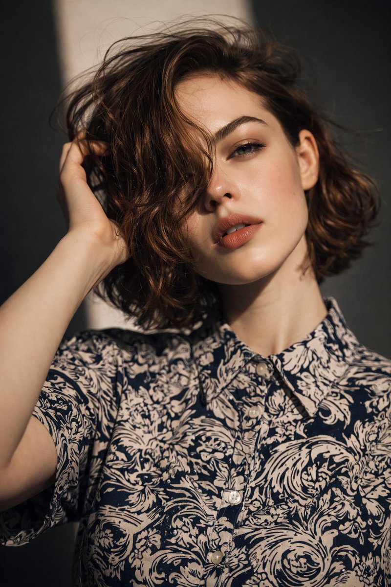 Young Woman Posing Gracefully