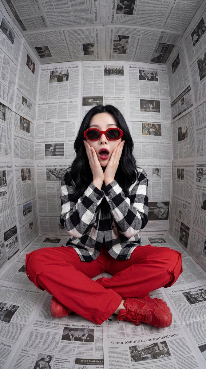 Surreal Fashion Portrait Woman