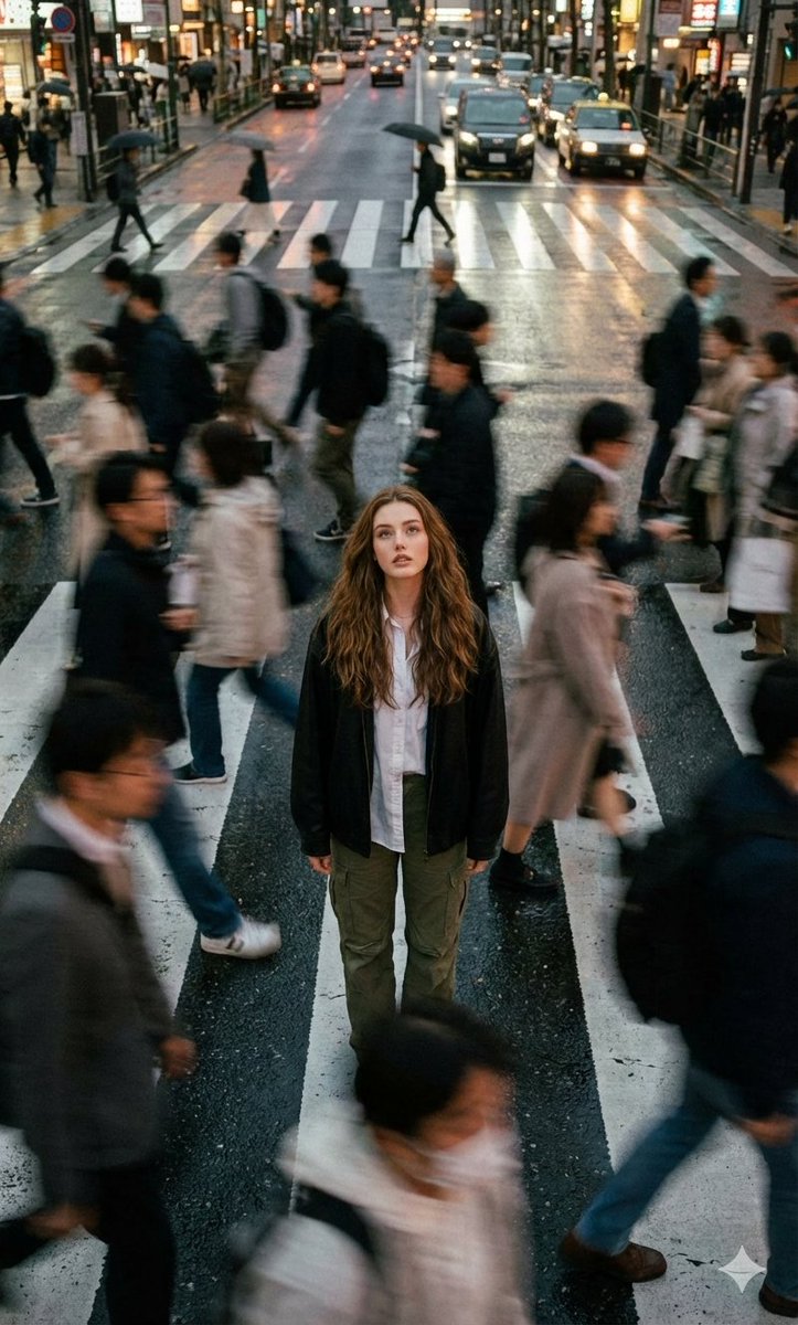 Overhead Portrait, Motion Blur
