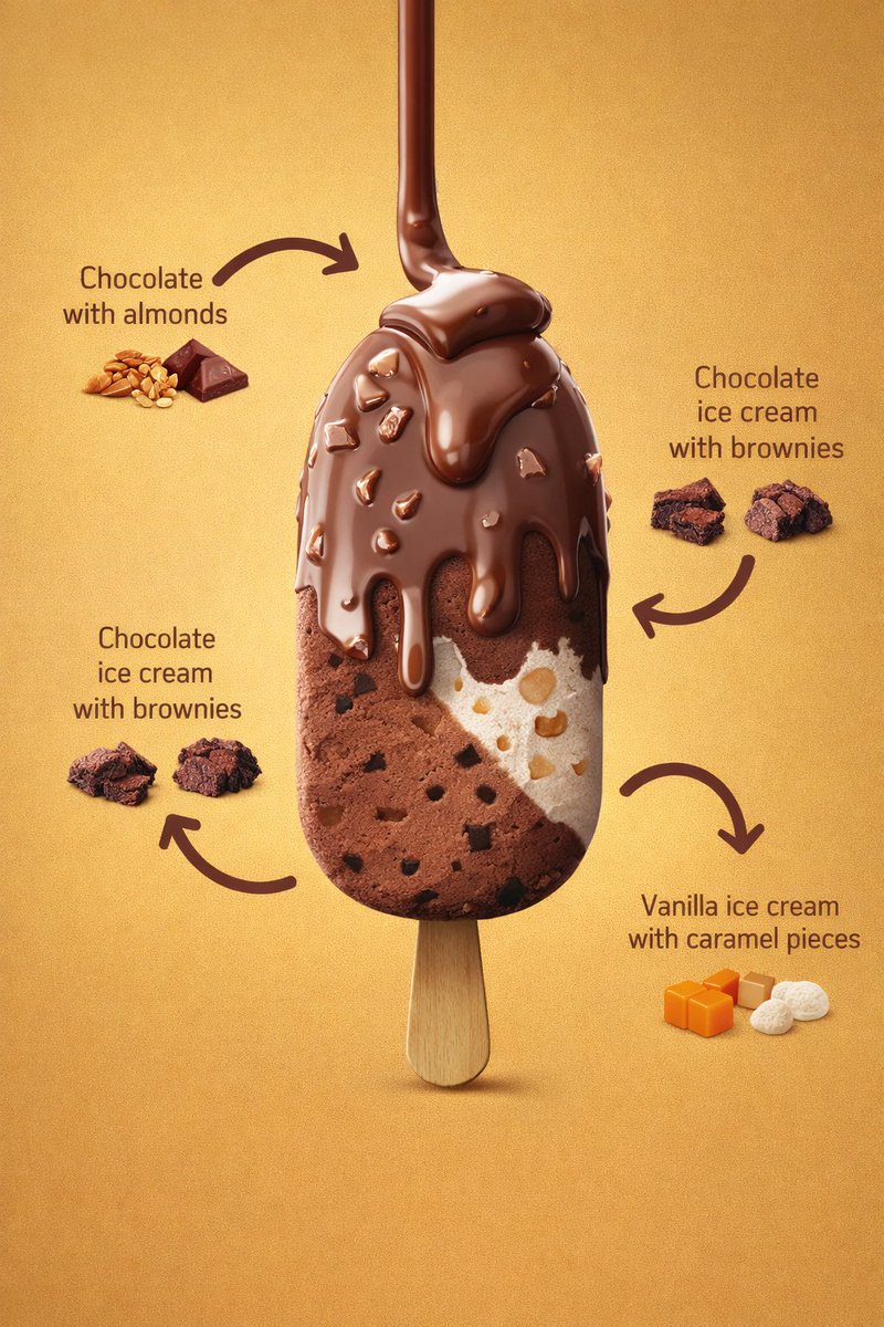 Ice Cream Bar Product Render