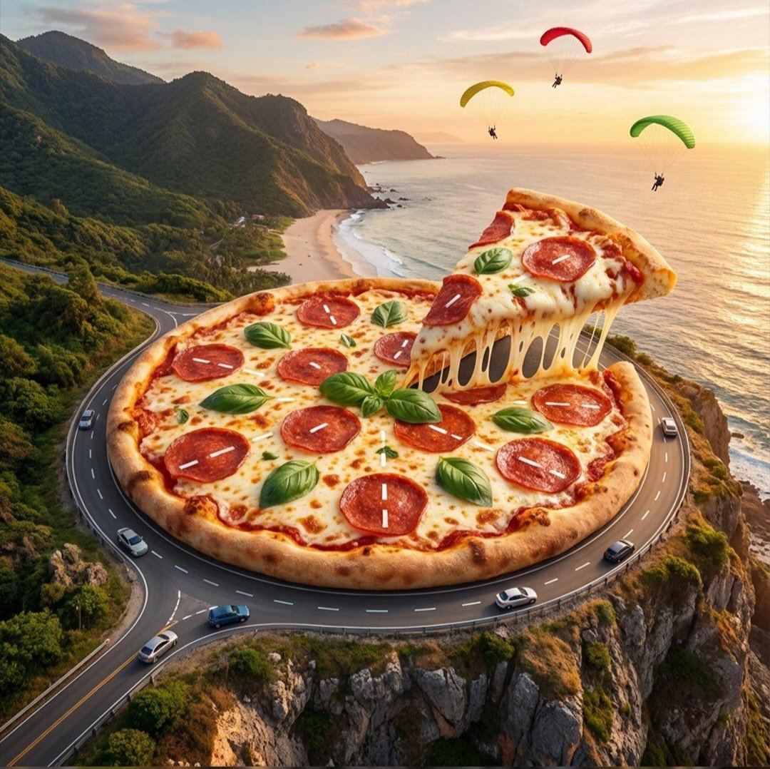 Pepperoni Pizza Mountain Road