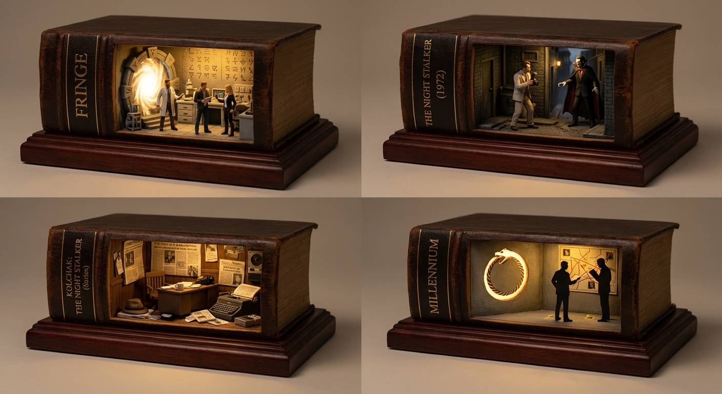 X-Files Book Dioramas