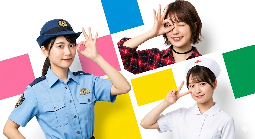Three Women Posing