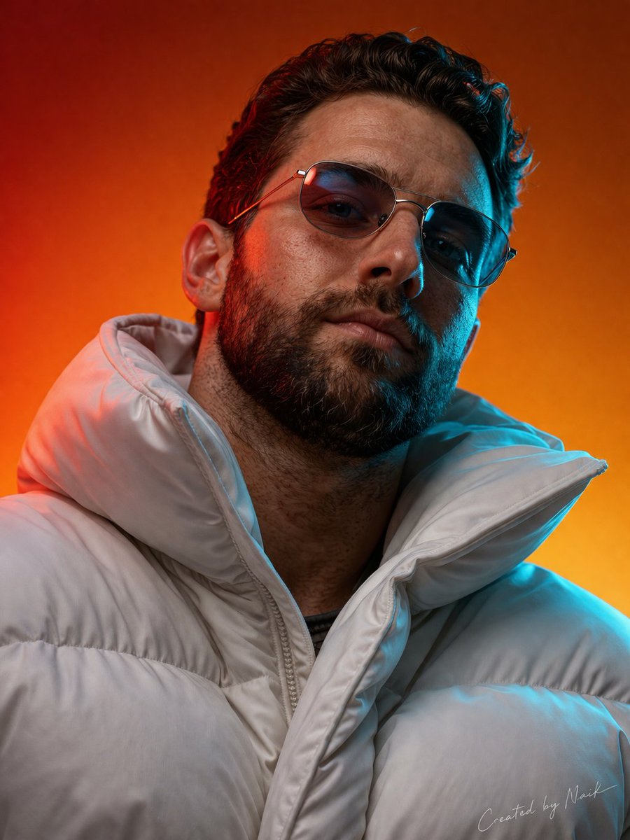 Confident Man Cinematic Portrait
