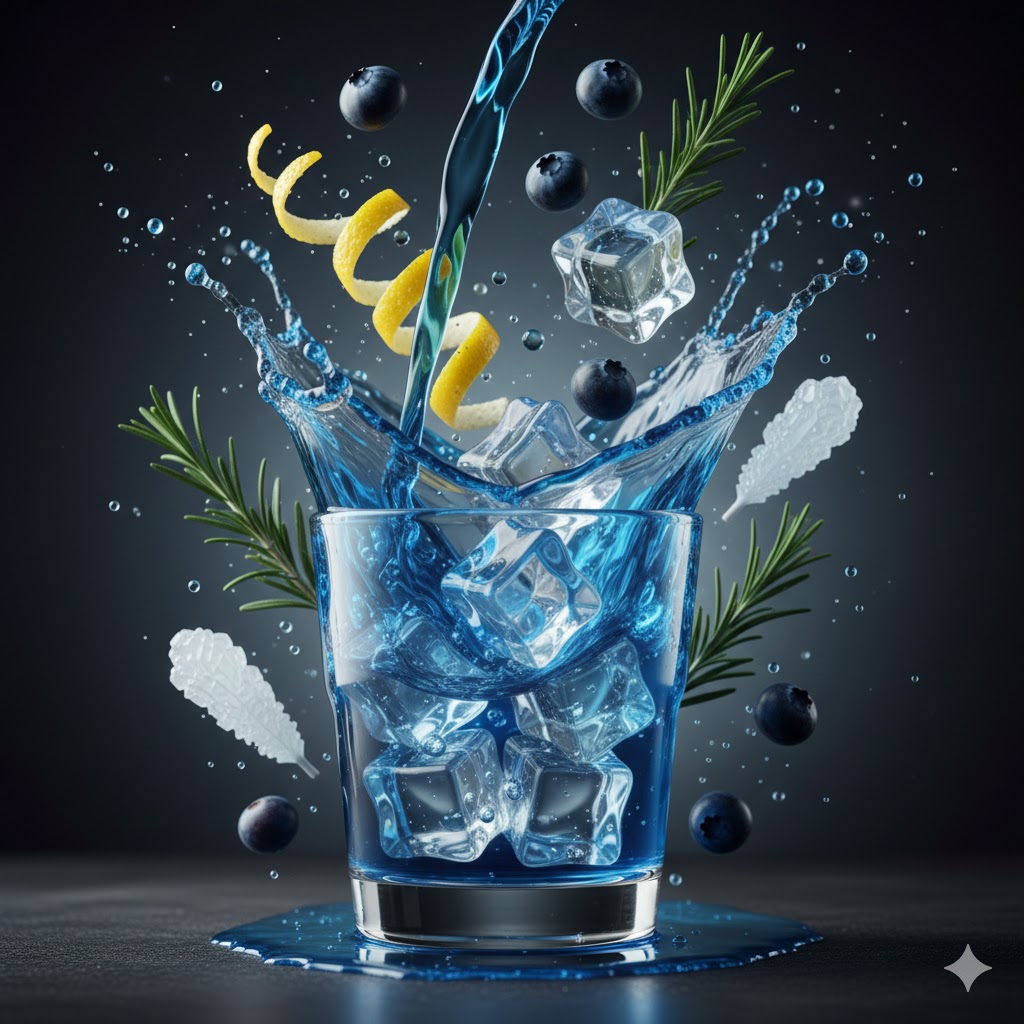 Dynamic Floating Food Photography