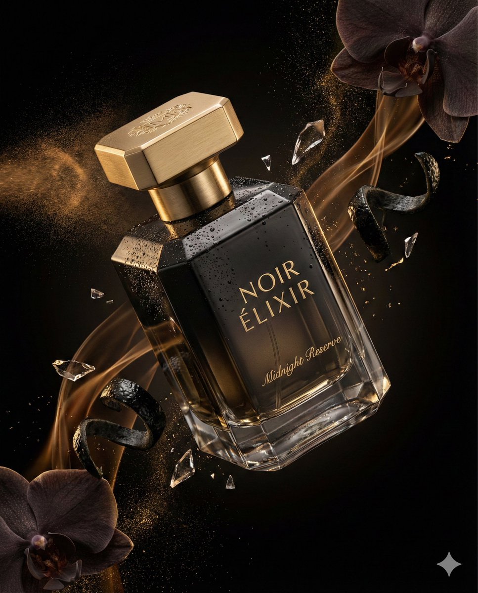 Noir Élixir Perfume Bottle