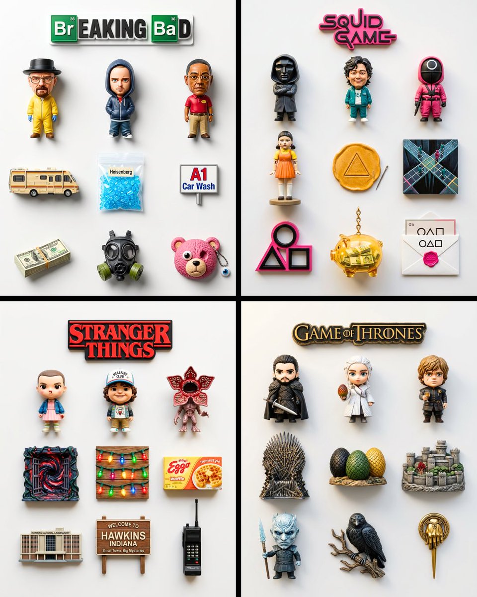 Japanese Souvenir Fridge Magnets